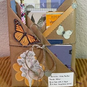 Blind date with a book and a junk journal forensic crime thriller female author